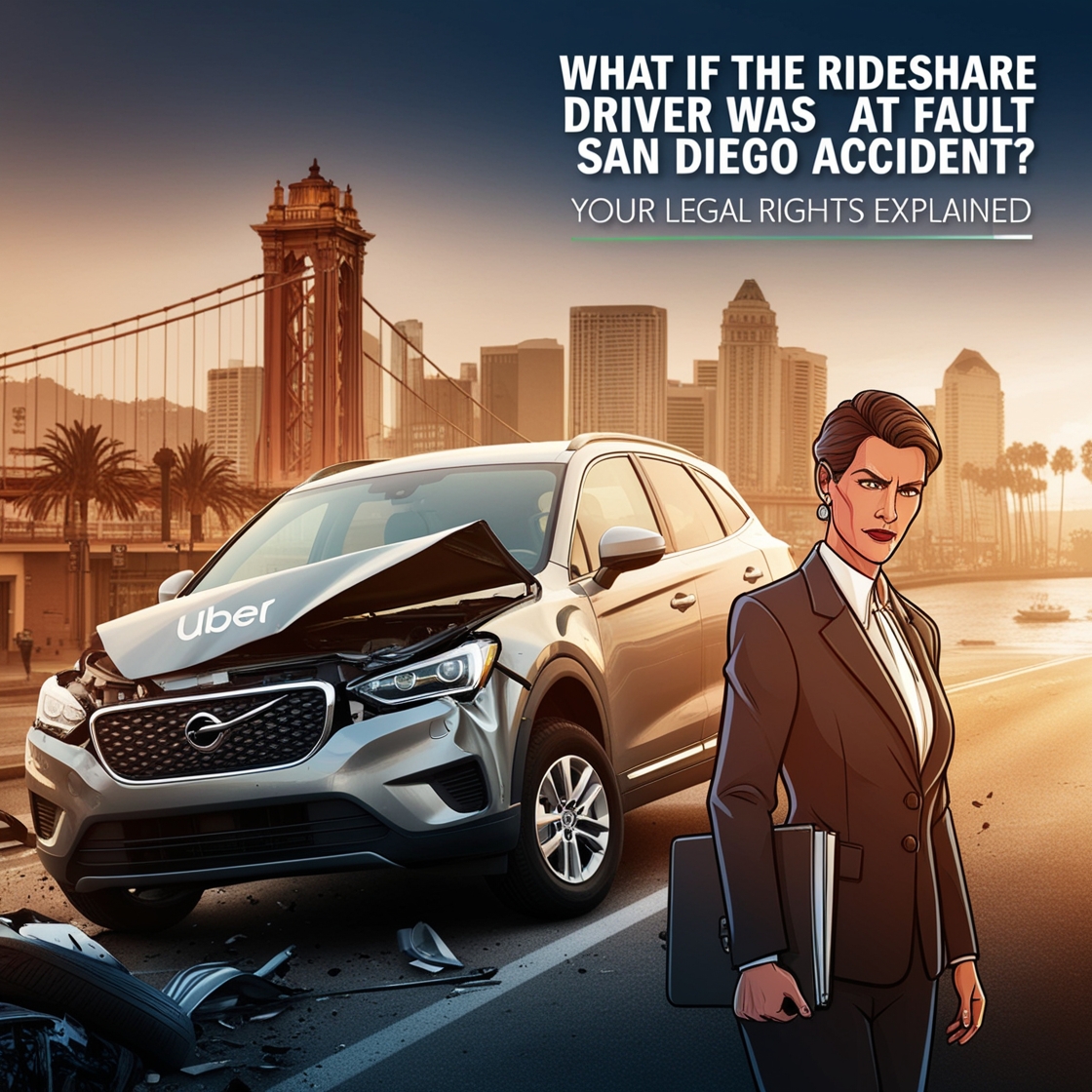 What If the Rideshare Driver Was At Fault in Your San Diego Accident Your Legal Rights Explained