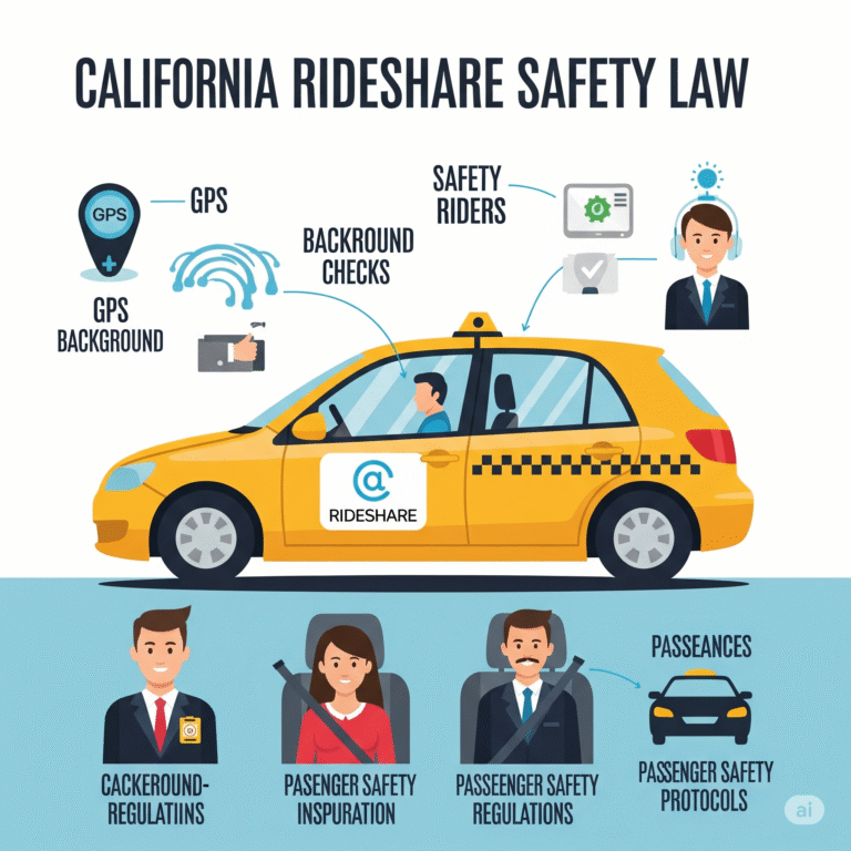 California rideshare safety law